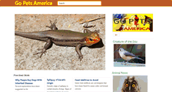 Desktop Screenshot of gopetsamerica.com