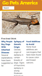 Mobile Screenshot of gopetsamerica.com