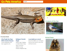 Tablet Screenshot of gopetsamerica.com